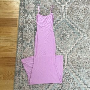 Light pink/purplish skims dress